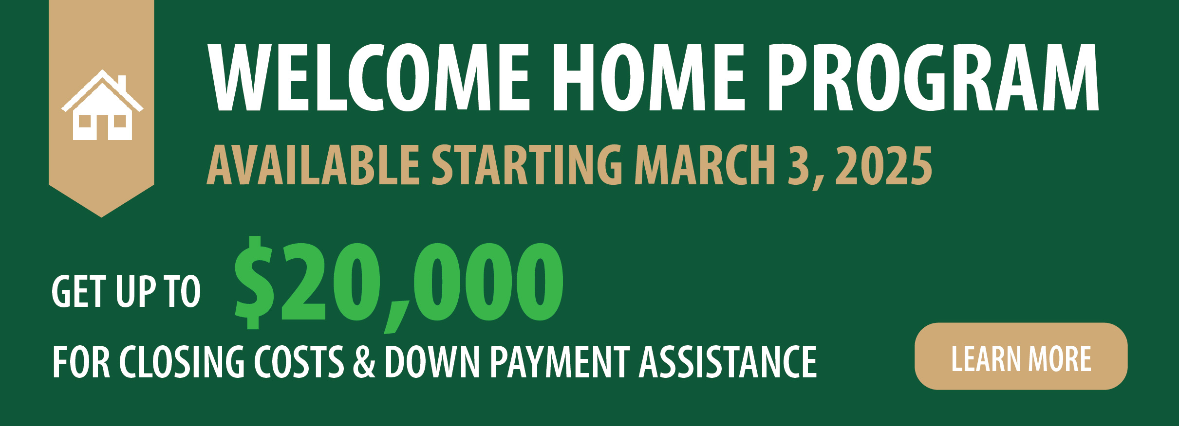 Welcome Home Web Banner